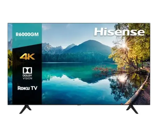 [OB888143007496] Open Box Pantalla Smart Tv Hisense 55" Roku 4K Wifi 55R6000Gm